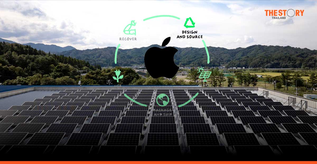Apple ลุยใช้พลังงานสะอาด-วัสดุรีไซเคิลในผลิตภัณฑ์ เผยปัจจุบันลดการปล่อยก๊าซเรือนกระจกทั่วโลกได้กว่า 60%